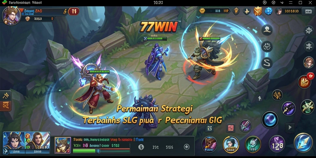 Tampilan gameplay SLG yang mendebarkan dan interaktif.
