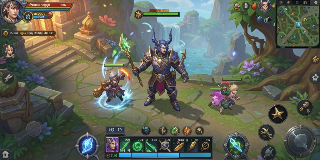 Gameplay menarik di dunia fantasi MMORPG 8055.