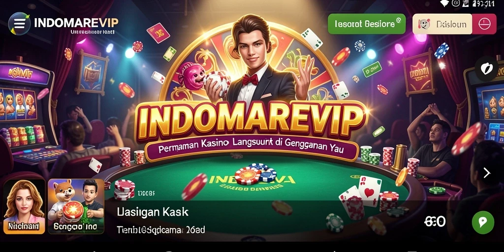 Tampilan screenshot gameplay Live Casino INDOMAREVIP yang menarik.