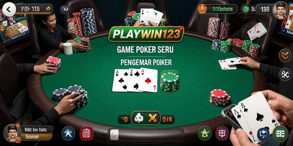 Gameplay menarik dari game Poker PLAYWIN123 yang penuh tantangan.