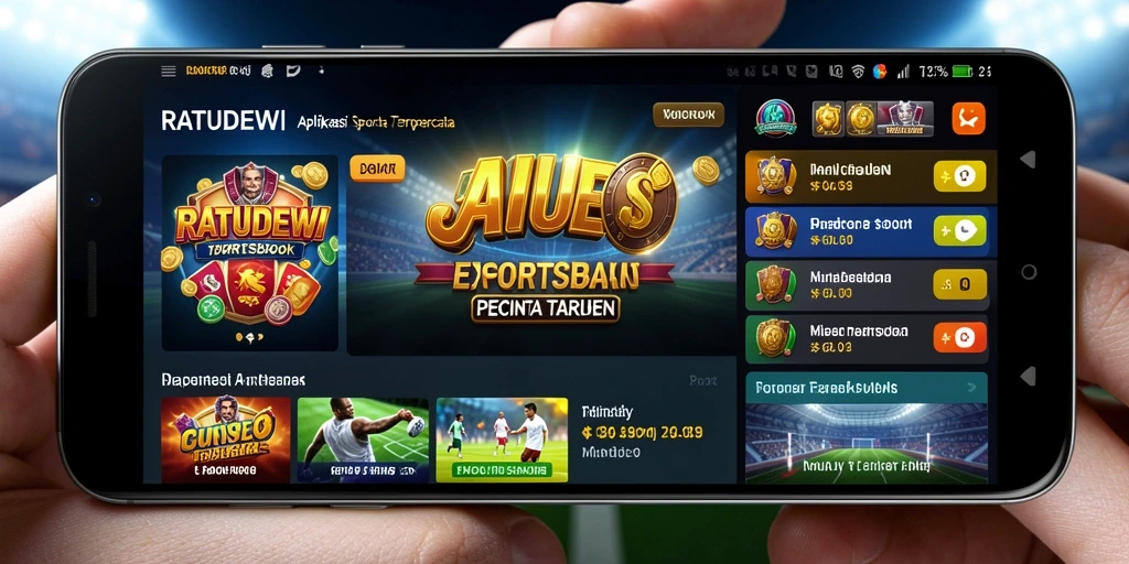 Tampilan gameplay menarik dari aplikasi Sportsbook RATUDEWI.