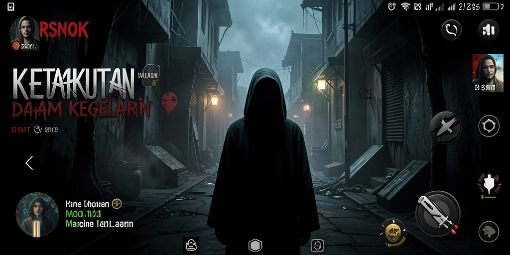 Gameplay RSNOK yang penuh ketegangan di dunia kegelapan.