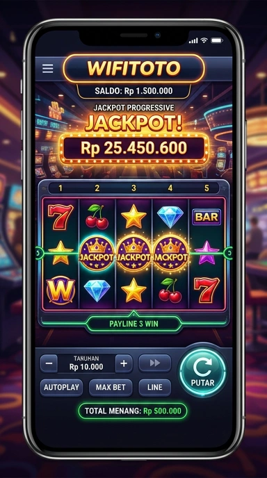 Screenshot aplikasi wifitoto saat proses pengunduhan.